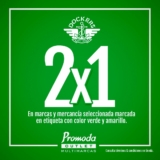2×1 en prendas Dockers participantes en Promoda