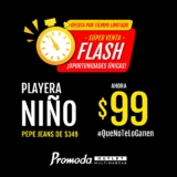 Venta Flash Promoda: Playera niño Pepe Jeans de $349 a $99