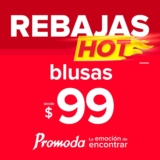 Rebajas Hot Promoda Outlet: Blusas desde $99.00 y más