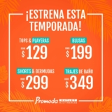 Rebajas Promoda Temporada Primavera-Verano desde $129 pesos