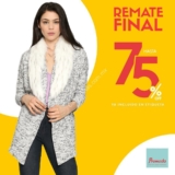Remate final Promoda de hasta 75% de descuento en prendas seleccionadas