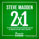 2×1 en zapatos participantes Steve Madden en Promoda