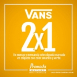 2×1 en Vans en tiendas Promoda