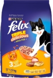 Alimento para gatos Purina Felix Triple Delicious de 1.5 kg baja a un gran precio