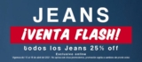 Venta Flash Quarry Jeans: 25% de descuento en todos los pantalones de mezclilla
