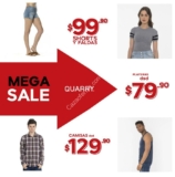 Rebajas de Verano Quarry: Hasta 50% de descuento (playeras desde $79.90, camisas desde $129.90 y más)