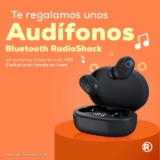 En RadioShack audífonos bluetooth GRATIS en compras mayores a $1,499 sólo hoy