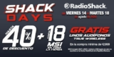 En RadioShack hasta 40% de descuento + audífonos wireless Gratis en compras de $2,999