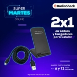 2×1 en accesorios para celulares en RadioShack sólo hoy martes