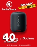 Ofertas Radioshack Shack Weekend del 30 de enero al 3 de febrero 2020