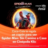 Compra un combo Coca-Cola en Rappi y recibe renta gratis de Spider Man Sin Camino a Casa en Cinépolis Klic