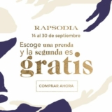 Rebajas Rapsodia 2×1 en prendas seleccionadas