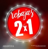 Rebajas Arantza: 2×1 ó 40% de descuento en zapatos seleccionados