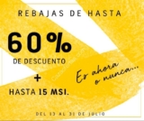 Rebajas Casa Palacio: Hasta 60% de descuento + hasta 15 msi