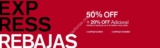 Rebajas Express: Hasta 50% de descuento + 20% adicional