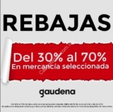 Rebajas Gaudena: Hasta 70% de descuento en zapatos, ropa y accesorios