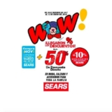 Rebajas Sears Wow! Hasta 50% de descuento moda, calzado y accesorios