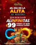 Alinfinita Rebel Wings: Todas las alitas que puedas comer por $99 el 29 de julio 2026