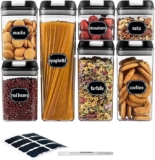 Juego de 7 recipientes para almacenar alimentos y comida de diferentes tamaños bajan a su menor precio