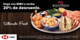 20% de descuento en Red Lobster pagando con tarjetas HSBC