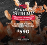 Endless Shrimp Red Lobster: Todos los camarones que puedas comer por $590 de lunes a jueves