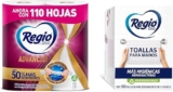 Combo Regio con toallas de papel para cocina Regio Advanced + toallas de papel para manos Regio bajan a su menor precio