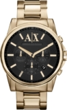 Reloj para hombre AX Armani Exchange con cronógrafo y correa de metal baja a su menor precio + 9 meses sin intereses