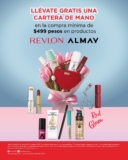 Red Glam Revlon 2026: cartera de mano GRATIS en la compra de productos Revlon y Almay