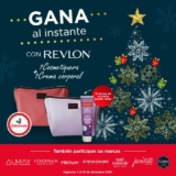 Promoción de Navidad Revlon: Compra $450 y llévate de regalo cosmetiquera + crema corporal
