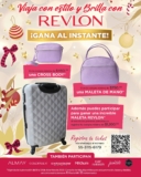 Promo de Navidad Revlon Viaja con Estilo: bolso o maleta GRATIS en compras a partir de $450