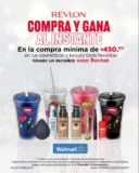 Promoción Revlon: Vaso reutilizable edición especial de regalo en compras desde $450 en tiendas Walmart