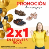 Promoción de Aniversario Rojocanela: 2×1 en prendas con etiqueta roja