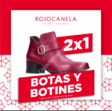 En Rojocanela 2×1 en botas y botines