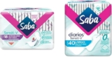 Combo Saba con 40 pack protectores diarios Sensiti-V + 18 pack toallas nocturnas ultradelgadas Sensiti-V bajan de precio