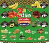 Ofertas S-Mart 3 días de frutas y verduras del 1 al 3 de septiembre 2026