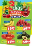 Ofertas S-Mart 3 días de frutas y verduras del 2 al 4 de abril