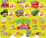 Ofertas S-Mart 3 días de frutas y verduras del 7 al 9 de abril 2026