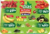 Ofertas S-Mart 3 días de frutas y verduras del 10 al 12 de febrero 2026