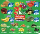 Ofertas S-Mart 3 días de frutas y verduras del 11 al 13 de agosto 2026