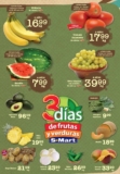 Ofertas S-Mart 3 días de frutas y verduras del 15 al 17 de julio 2025