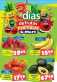 Ofertas S-Mart 3 días de frutas y verduras del 16 al 18 de abril