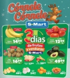 Ofertas S-Mart 3 días de frutas y verduras del 16 al 18 de diciembre 2025