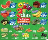 Ofertas S-Mart 3 días de frutas y verduras del 18 al 20 de agosto 2026