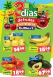 Ofertas S-Mart 3 días de frutas y verduras del 23 al 25 de abril