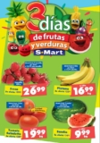 Ofertas S-Mart 3 días de frutas y verduras del 30 de abril al 2 de mayo
