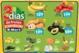 Ofertas S-Mart 3 días de frutas y verduras del 14 al 16 de octubre 2025