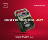 Bocina de regalo en compras a partir de $1,000 en la tienda en línea de STF