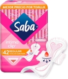 Toallas Saba Intima Clip Regular con 42 piezas a un super precio + 10% adicional con Planea y Ahorra