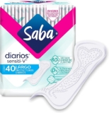 Protectores diarios Saba Sensiti-V con 40 piezas bajan a un super precio