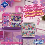 Promo Saba cajonera Distroller Gratis en la compra de 2 paquetes de toallas